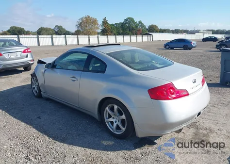2006 Infiniti G35 from USA, damaged, VIN JNKCV54E46M704073